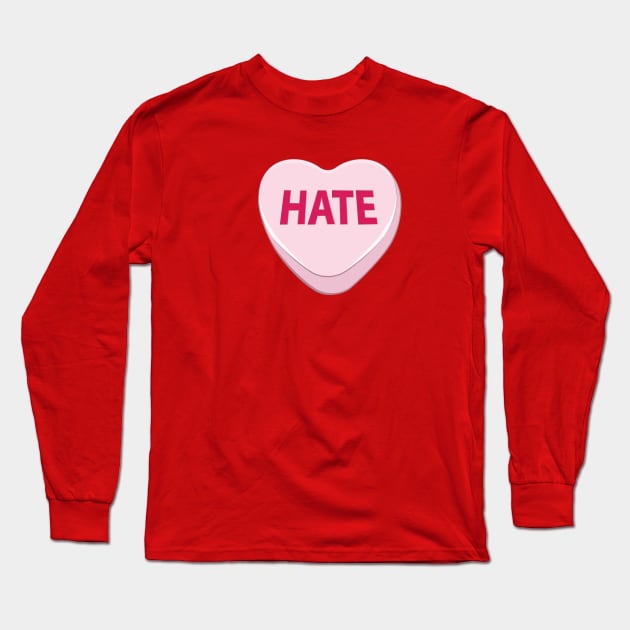 Love to hate candy Long Sleeve T-Shirt by AnnArtshock